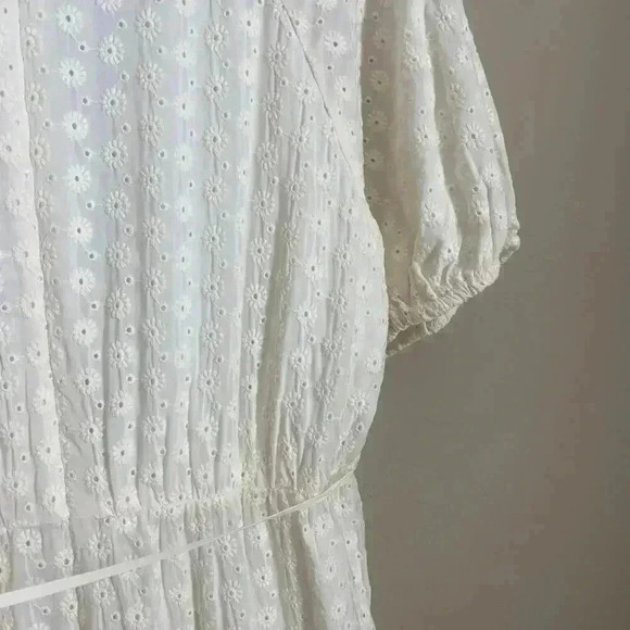 Madewell Eyelet Tassel-Tie Mini Dress Size 10 - Picture 12 of 14